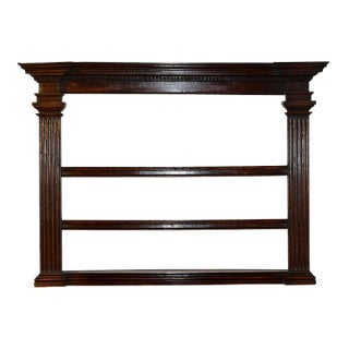 English Oak Wall Shelf, Circa 1790-1810 For Sale