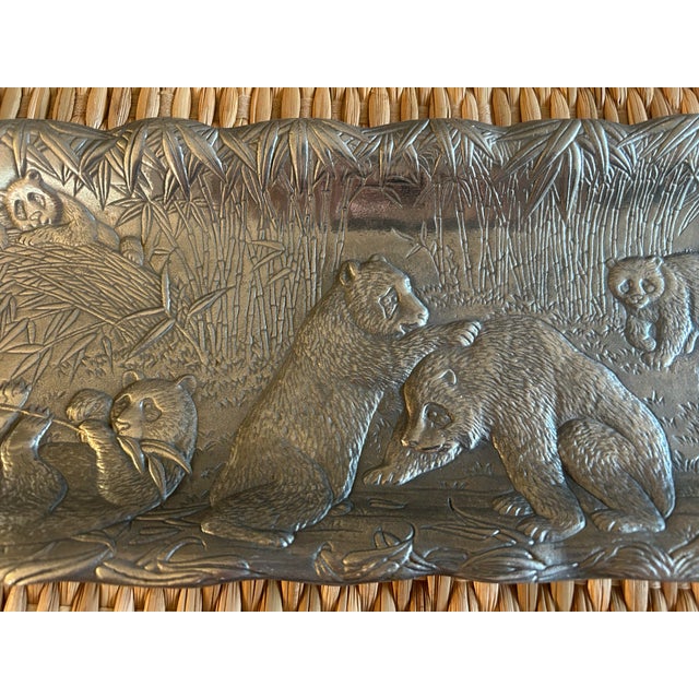 Details: • Designer: Arthur Court • Material: Cast aluminum • Size: Approx. 19 inches long • Condition: Mint – no dents,...