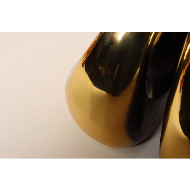Vintage Brass Finish "Orb" Bookends by Ben Seibel for Jenfred Ware For Sale - Image 12 of 18