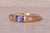 1990s The Hereford: New Old Stock Vintage Tanzanite and Diamond Ring in Yellow Gold For Sale - Image 5 of 11