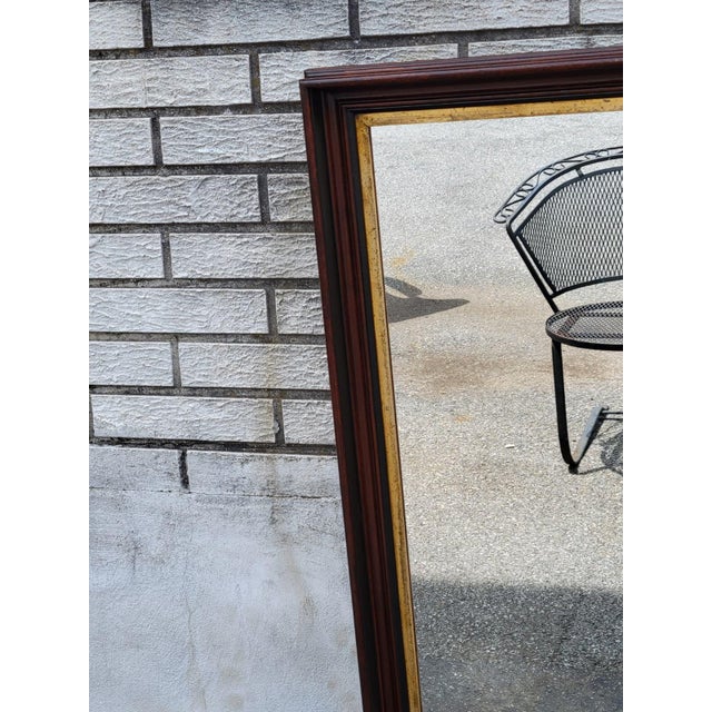 Antique 19th Century American Walnut Mirror Federal Style Gold Gilt Frame For Sale - Image 15 of 18