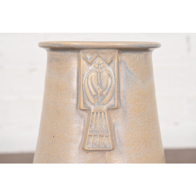 Ceramic Roycroft Pottery Arts & Crafts Glazed Ceramic Vase For Sale - Image 7 of 12