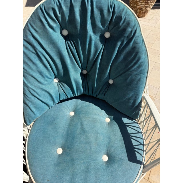 Set of 8 Russell Woodard Spun Fiberglass Swivel Armchairs — Hollywood Regency — Mid-20th Century — Fully Restored For Sale In Phoenix - Image 6 of 10