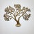 A sculptural brass wall piece in the form of a branching tree, executed with an organic, free-flowing line that gives the...