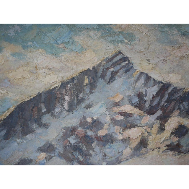 C. H. Zimmermann, Winter on the Alpspitze, 1890s-1910s, Oil on Board For Sale - Image 11 of 14