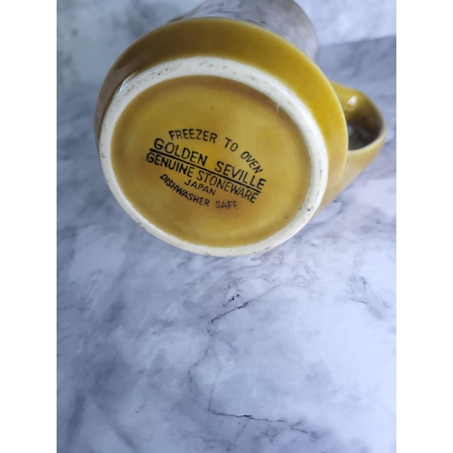 1970s Vintage Mid-Century Golden Seville Creamer For Sale - Image 5 of 9