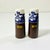 Mid-Century Modern 1950s Chinoiserie Boho Chic Blue Willow Ceramic & Walnut Salt and Pepper Shakers - A Pair For Sale - Image 3 of 8