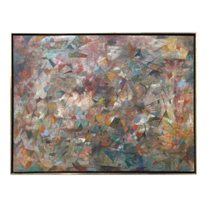 Unititled, Ted Gilien Oil on Masonite Painting
