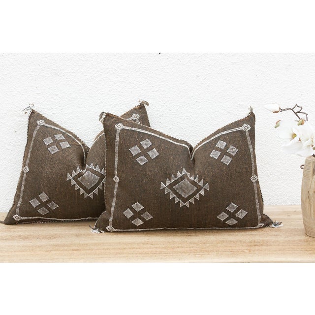 Introduce a harmonious touch of authentic Moroccan artistry to your home with this exquisite pair of handcrafted cactus...