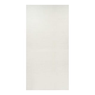 Rug & Kilim’s Oversized Contemporary Textural Solid Rug in White Tones-12x24 For Sale