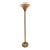Vintage Art Deco/Mid Century Modern Torchiere Brass-Finish Floor Lamp For Sale