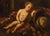 Circle of Antonio Tibaldi, Vanitas Still Life, 1700, Oil on Canvas For Sale - Image 13 of 16