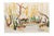 Kiev is a Watercolour and Color Marker Drawing realized by Reynold Arnould (Le Havre 1919 - Parigi 1980). Good condition...