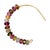 2020s Rainbow Tourmaline Half Moon Hoops, Pair For Sale - Image 5 of 6