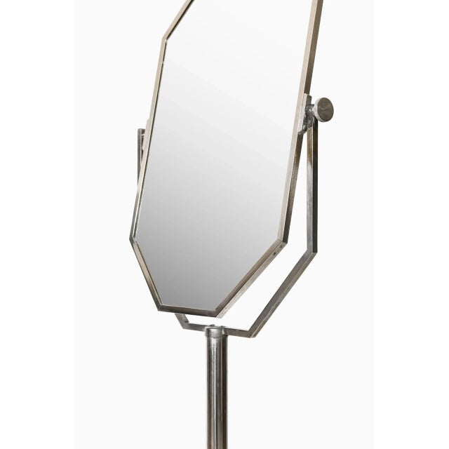 Rare table mirror by unknown designer. Probably produced in Sweden.