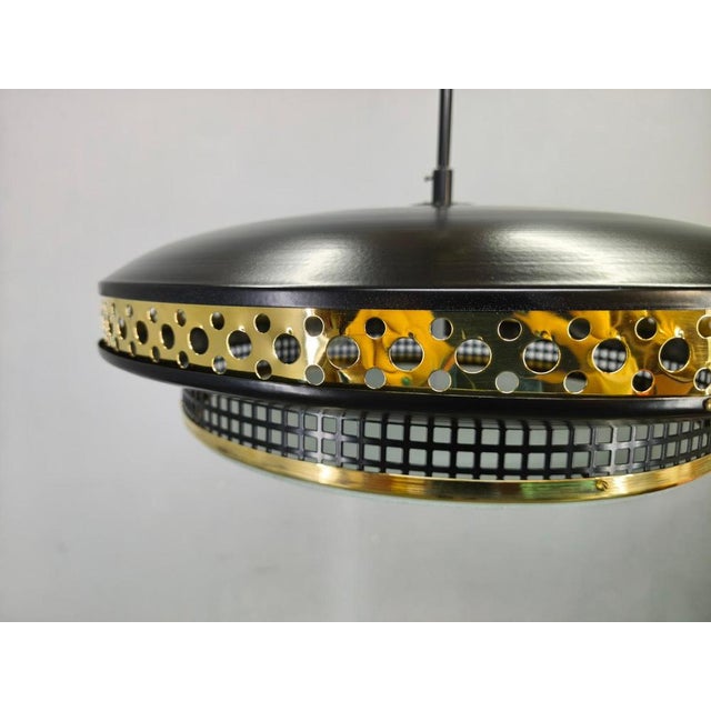 UFO Hanging Light by Ludib Bratislava, 1960s For Sale - Image 6 of 15