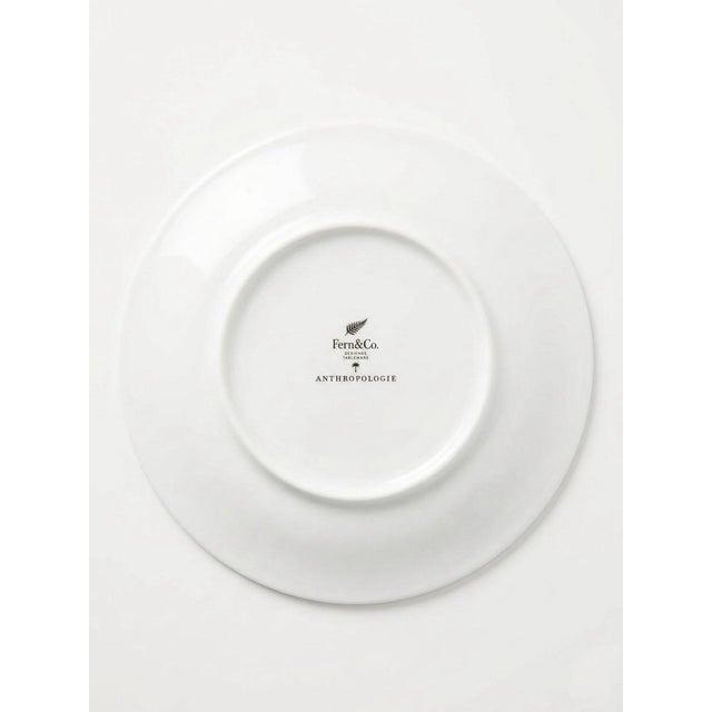 Set of Six Fern & Co. For Anthropologie "Palm Tree" Salad Plates For Sale In West Palm - Image 6 of 12