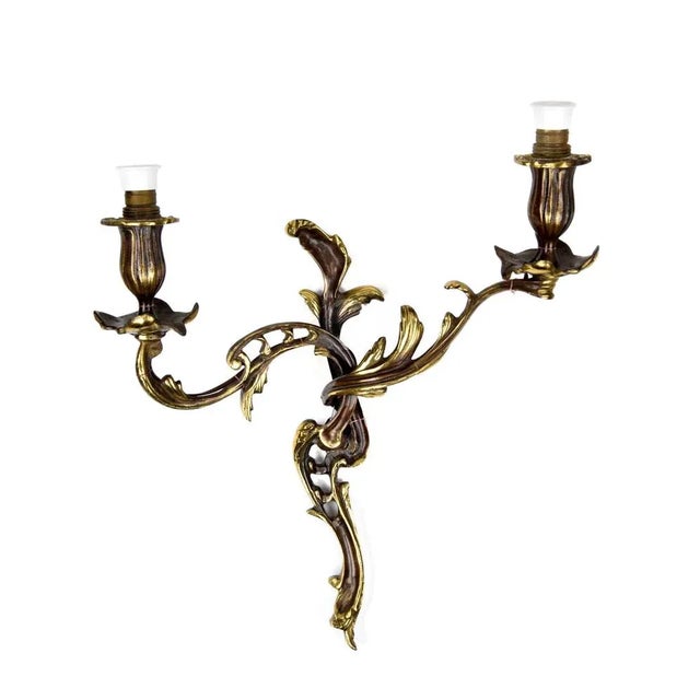 1960s Rococo Style Wall Light For Sale - Image 6 of 6