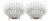 Italian Palmette Sconces in Glass by Barovier and Toso, Murano, 1960, Set of 2 For Sale