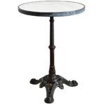 French 19th Century 20-Inch Marble Top Bistro Table For Sale - Image 10 of 10