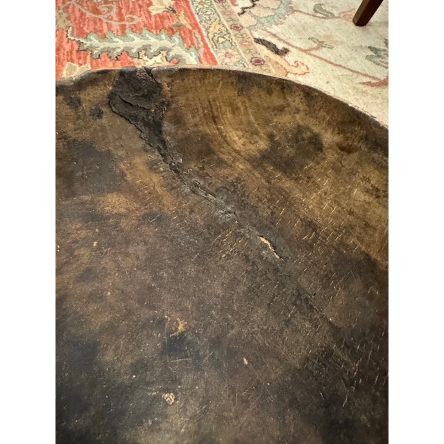 Mid-20th Century West African Hand-Carved Wooden Dinner Bowl, Likely Mali For Sale In Houston - Image 6 of 6