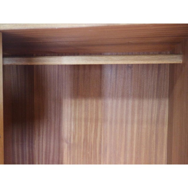 1960s Mid Century Modern Vintage Teak Armoire Wardrobe by Stag Danish Style For Sale - Image 15 of 15