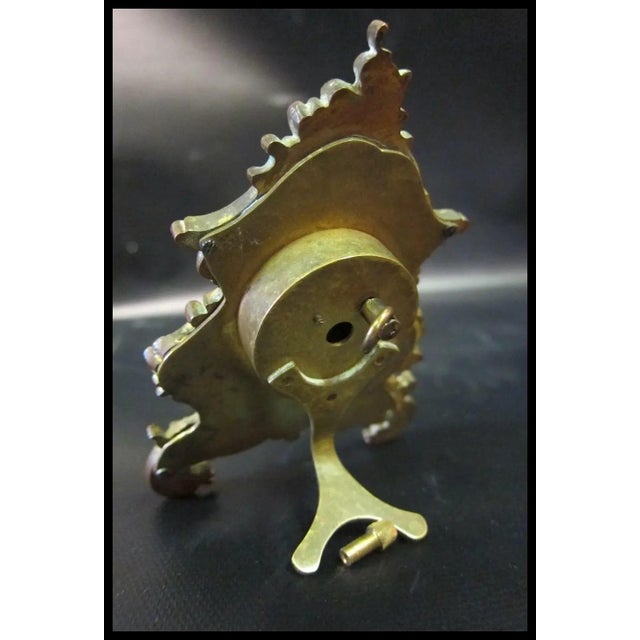 Early 20th Century Early 20th Century Austria Enamel Miniature Clock For Sale - Image 5 of 7