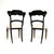 Antique Victorian Lacquered Chinoiserie Side Chairs, 1870, Set of 2 For Sale - Image 4 of 11