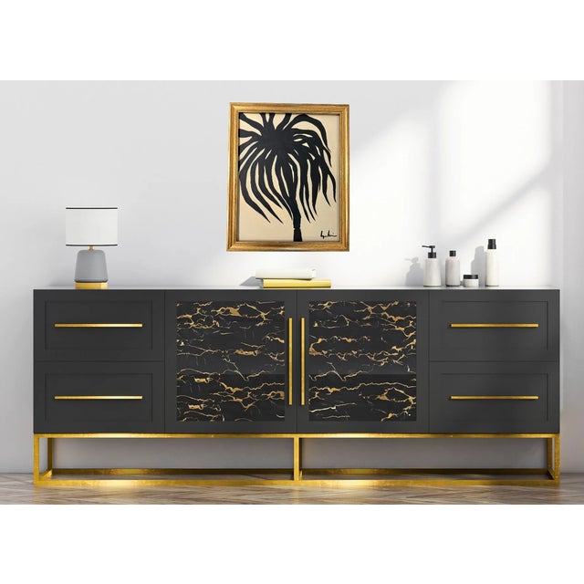 Paint Contemporary Abstract Palm Tree by Bryan Boomershine Framed For Sale - Image 7 of 11