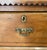19th Century European Pine Tallboy Chest of Drawers With Brass Hardware & Carved Detail For Sale - Image 4 of 6