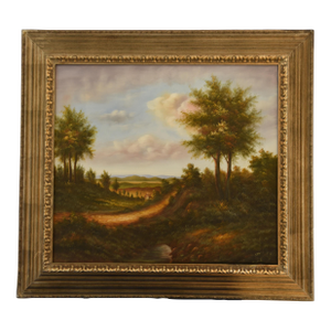 1990s Golden Hour Journey, Oil on Canvas