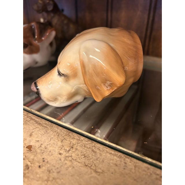 Figurative 1980s Royale Stratford Golden Retriever Stirrup Cup For Sale - Image 3 of 5