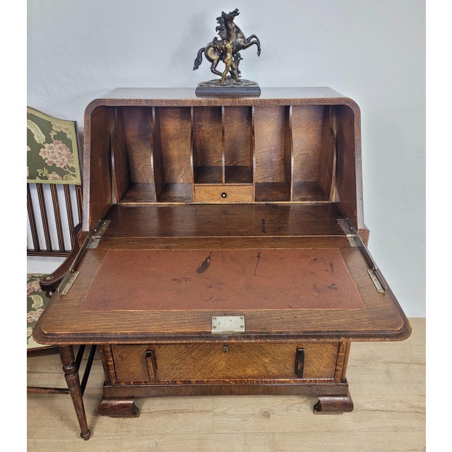 This is a beautiful Vintage Writing Bureau Desk that is sure to make for a wonderful addition to a mid century living room...
