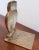 Shabby Chic Vintage Brass Owl Bird Bookends Pair For Sale - Image 3 of 7