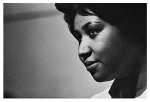'Aretha Franklin Recording' Unframed Archival Pigment Print