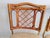 1980s Rattan and Brass Cantilever Chairs - A Pair by Cramco For Sale In Raleigh - Image 6 of 17