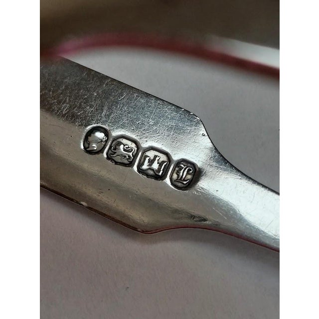 George III Sterling Silver Sugar Tongs Newcastle 1801/02 Georgian For Sale In Seattle - Image 6 of 6