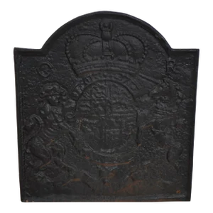 Virginia Metalcrafters Colonial Williamsburg Iron Fireplace Back
