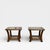 Pair of Late Mid-Century Oak Side Tables With Smoked Glass Tops, Mid-Century Modern, 1970s For Sale - Image 12 of 18