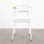1960s Midcentury Czech White Metal Chair For Sale - Image 9 of 18