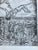 Figurative 1980’s Original Surreal Large Etching Acrobats Flying Over Village For Sale - Image 3 of 7