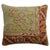 Pillow made from a vintage 20th-century soft color Turkish Oushak rug. 19'' x 20''
