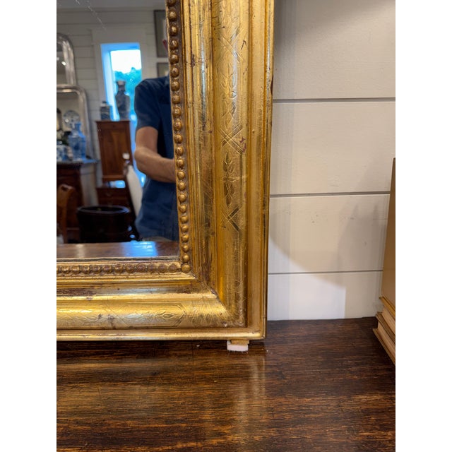 Wood 19th Century Louis Philippe Mirror For Sale - Image 7 of 14
