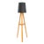 Modern Walnut Tripod Floor Lamp For Sale