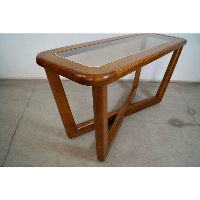 1970’s Mid-Century Modern Sculptural Console Table For Sale - Image 12 of 12