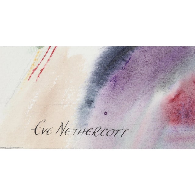 Artist: Eve Nethercott, American (1925 - 2015) Title: Portrait of Woman with Earrings (P1.15) Year: 1961 Medium:...