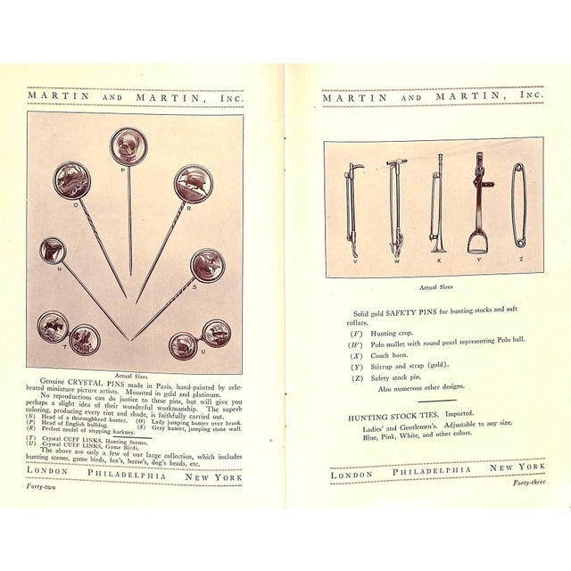 "Martin & Martin, Inc. Makers and Importers of High Grade Saddlery and Leather Goods" 1920 For Sale - Image 16 of 18