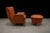 Mid-Century Modern Brazilian Modern Armchair with Ottoman in Hardwood & Leather by Carlo Hauner, Brazil, 1950s - Lot 353 For Sale - Image 3 of 12