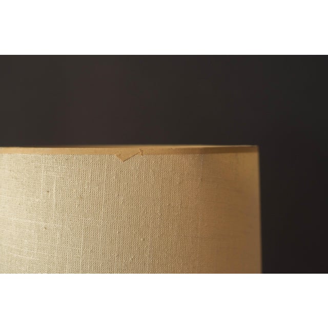 Vintage Scandinavian Teak Floor Lamp With Drum Shade For Sale - Image 15 of 17