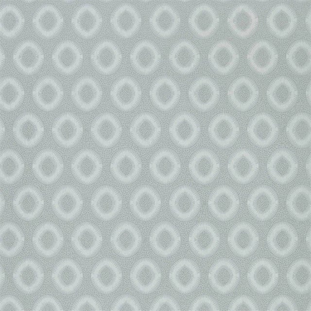 Zoffany Tallulah Plain Wallpaper in Empire Grey For Sale
